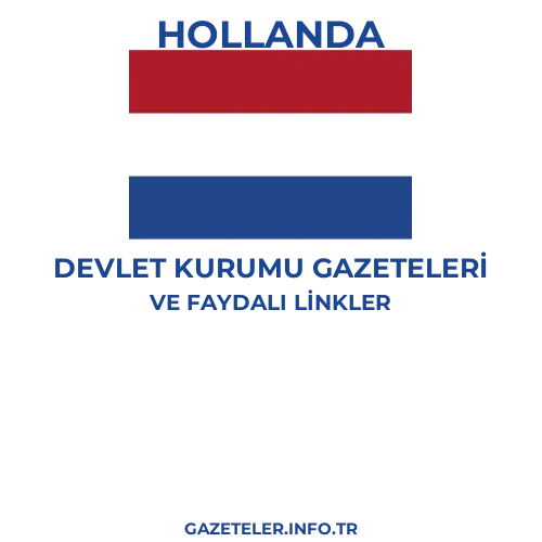 Hollanda Devlet Kurumu Gazeteleri - Popüler gazetelerin kapakları