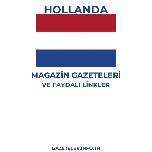 Hollanda Magazin Gazeteleri - Popüler gazetelerin kapakları