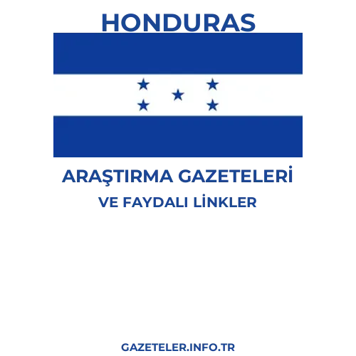 Honduras Araştırma Gazeteleri - Popüler gazetelerin kapakları