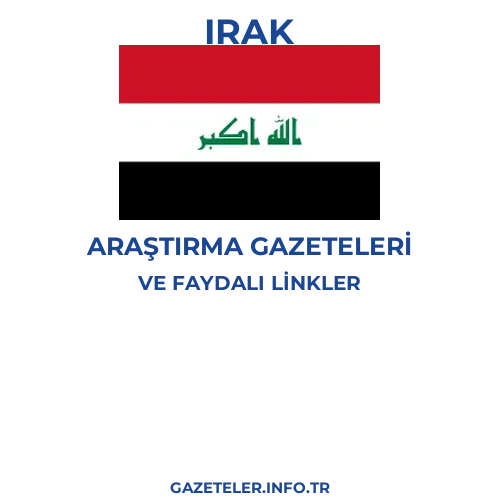 Irak Araştırma Gazeteleri - Popüler gazetelerin kapakları