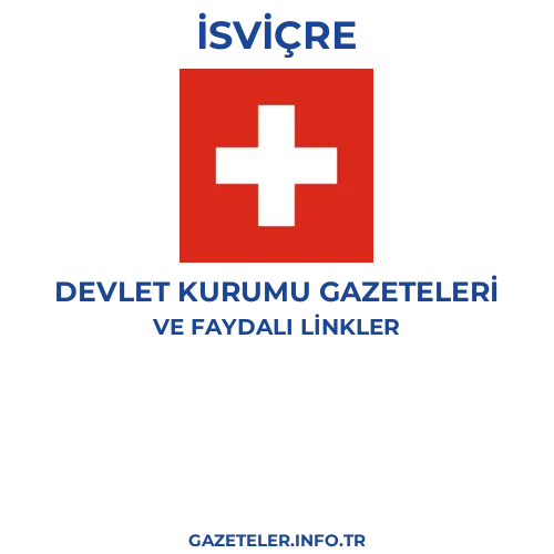 İsviçre Devlet Kurumu Gazeteleri - Popüler gazetelerin kapakları