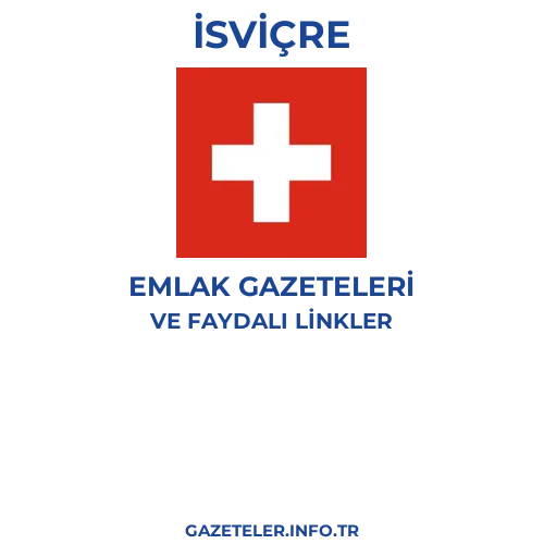 İsviçre Emlak Gazeteleri - Popüler gazetelerin kapakları