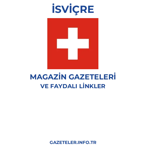 İsviçre Magazin Gazeteleri - Popüler gazetelerin kapakları