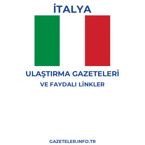 İtalya Ulaştırma Gazeteleri - Popüler gazetelerin kapakları