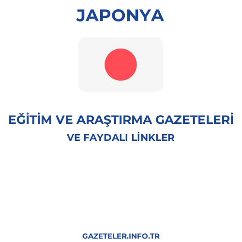 Japonya Eğitim Ve Araştırma Gazeteleri - Popüler gazetelerin kapakları