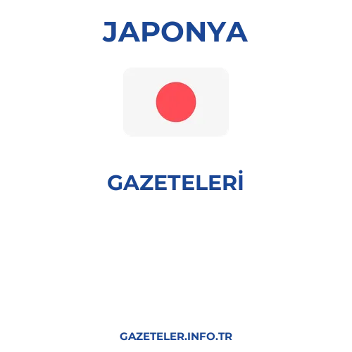 Japonya Genel Gazeteleri - Popüler gazetelerin kapakları