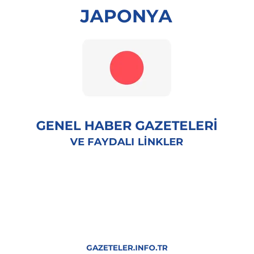 Japonya Genel Haber Gazeteleri - Popüler gazetelerin kapakları