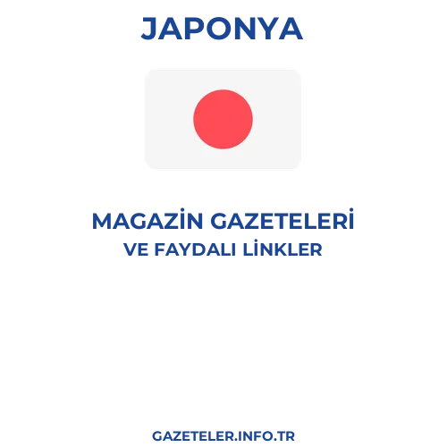 Japonya Magazin Gazeteleri - Popüler gazetelerin kapakları