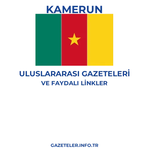 Kamerun Uluslararası Gazeteleri - Popüler gazetelerin kapakları