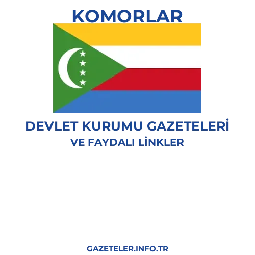 Komorlar Devlet Kurumu Gazeteleri - Popüler gazetelerin kapakları