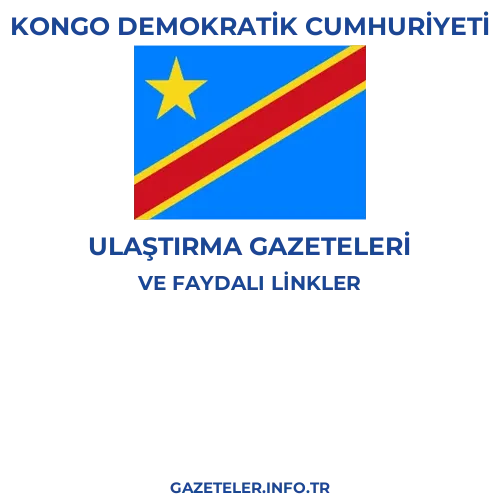 Kongo Demokratik Cumhuriyeti Ulaştırma Gazeteleri - Popüler gazetelerin kapakları