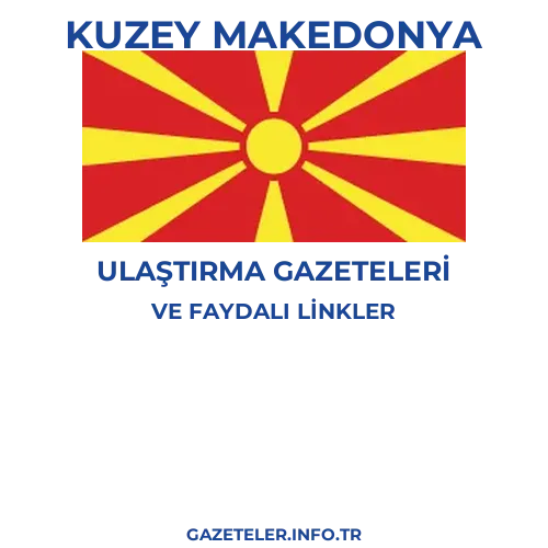 Kuzey Makedonya Ulaştırma Gazeteleri - Popüler gazetelerin kapakları