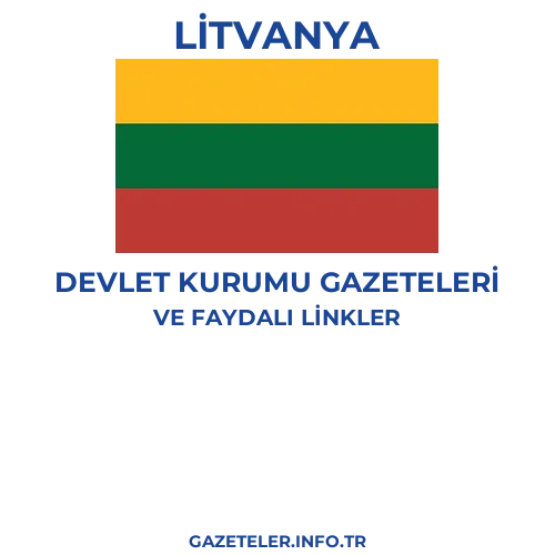 Litvanya Devlet Kurumu Gazeteleri - Popüler gazetelerin kapakları