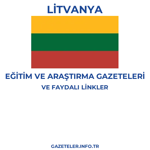 Litvanya Eğitim Ve Araştırma Gazeteleri - Popüler gazetelerin kapakları