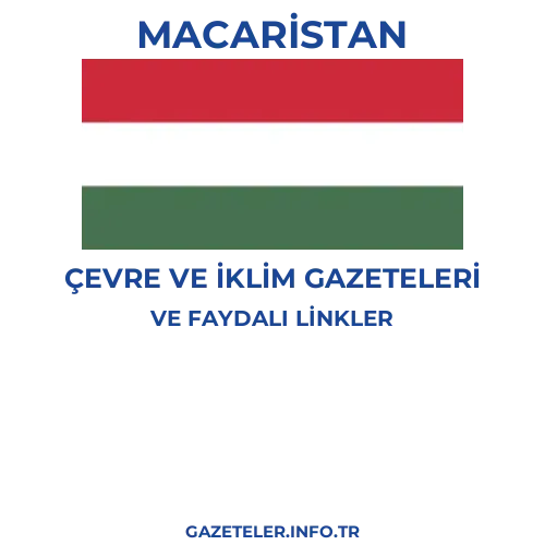 Macaristan Çevre Ve Iklim Gazeteleri - Popüler gazetelerin kapakları