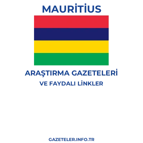 Mauritius Araştırma Gazeteleri - Popüler gazetelerin kapakları