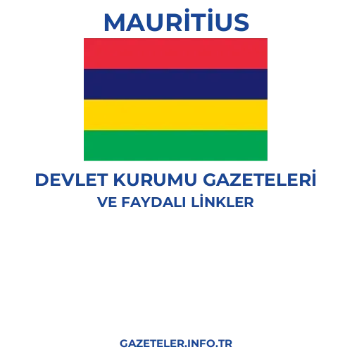 Mauritius Devlet Kurumu Gazeteleri - Popüler gazetelerin kapakları