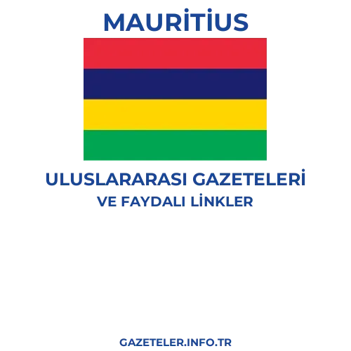 Mauritius Uluslararası Gazeteleri - Popüler gazetelerin kapakları