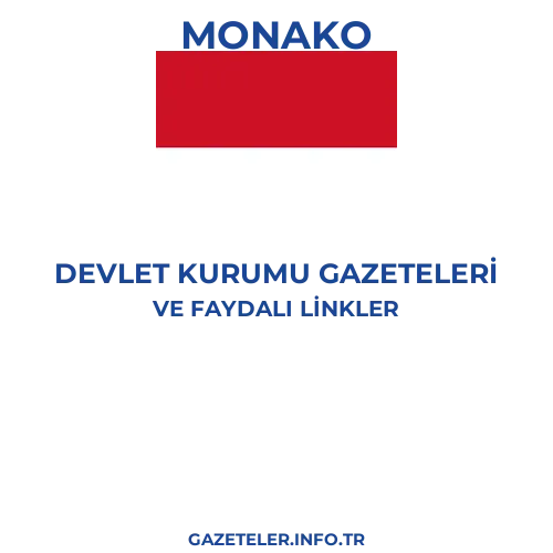 Monako Devlet Kurumu Gazeteleri - Popüler gazetelerin kapakları