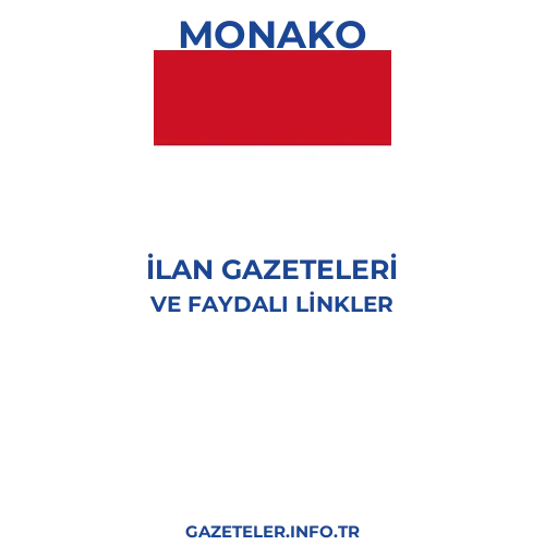 Monako İlan Gazeteleri - Popüler gazetelerin kapakları