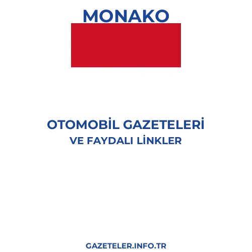 Monako Otomobil Gazeteleri - Popüler gazetelerin kapakları