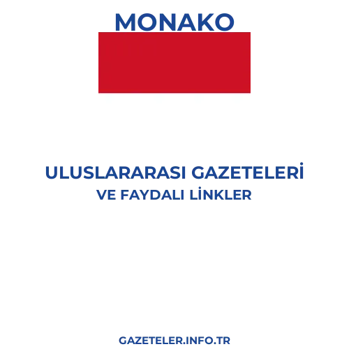 Monako Uluslararası Gazeteleri - Popüler gazetelerin kapakları