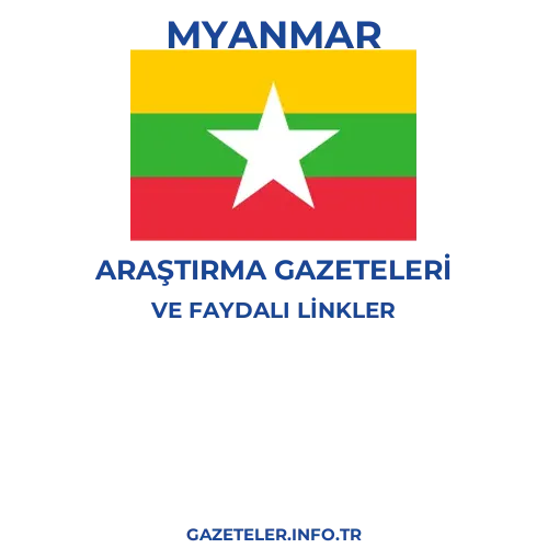 Myanmar Araştırma Gazeteleri - Popüler gazetelerin kapakları