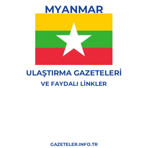 Myanmar Ulaştırma Gazeteleri - Popüler gazetelerin kapakları