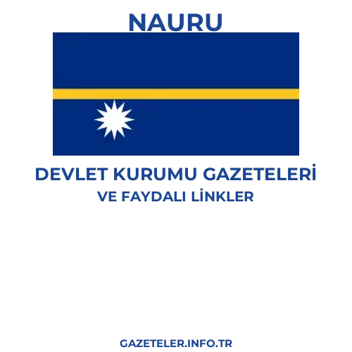 Nauru Devlet Kurumu Gazeteleri - Popüler gazetelerin kapakları