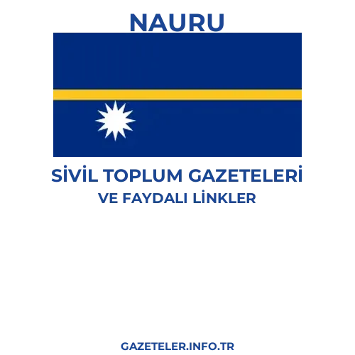 Nauru Sivil Toplum Gazeteleri - Popüler gazetelerin kapakları