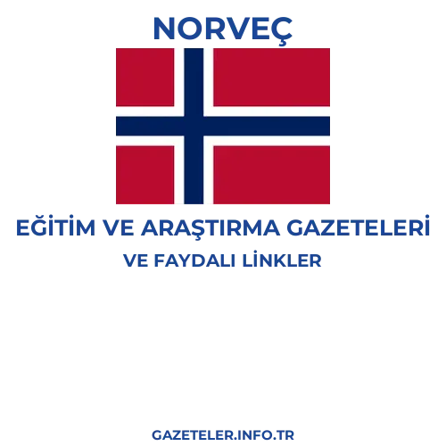 Norveç Eğitim Ve Araştırma Gazeteleri - Popüler gazetelerin kapakları