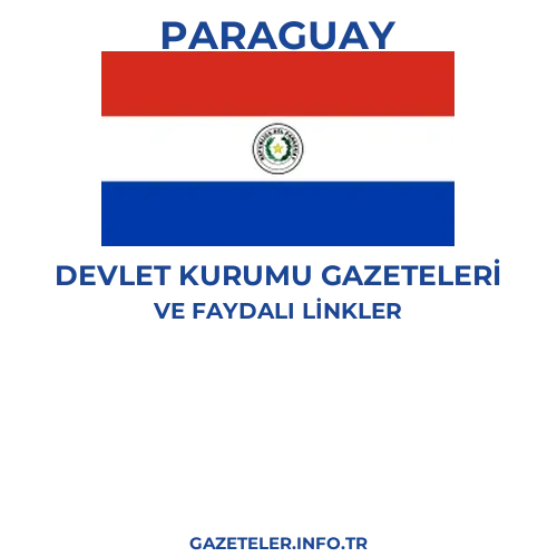 Paraguay Devlet Kurumu Gazeteleri - Popüler gazetelerin kapakları