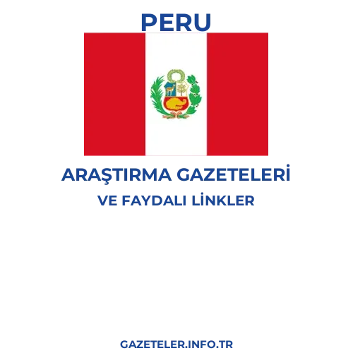 Peru Araştırma Gazeteleri - Popüler gazetelerin kapakları