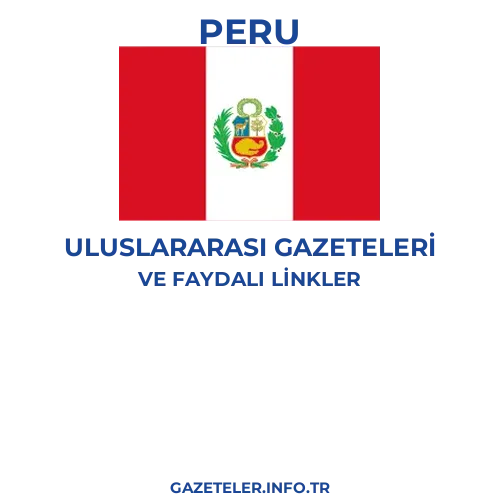 Peru Uluslararası Gazeteleri - Popüler gazetelerin kapakları