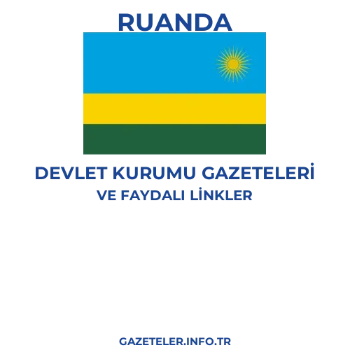 Ruanda Devlet Kurumu Gazeteleri - Popüler gazetelerin kapakları