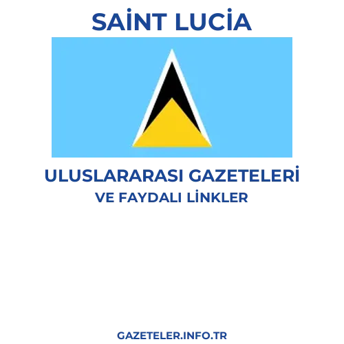 Saint Lucia Uluslararası Gazeteleri - Popüler gazetelerin kapakları