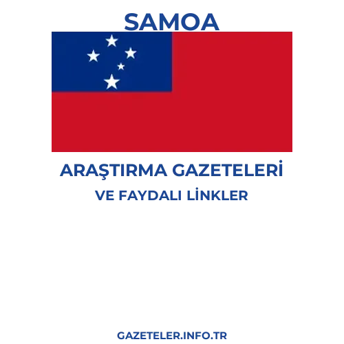 Samoa Araştırma Gazeteleri - Popüler gazetelerin kapakları