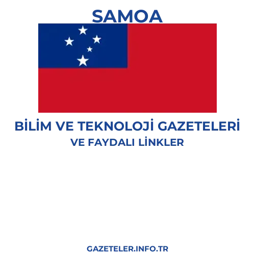 Samoa Bilim Ve Teknoloji Gazeteleri - Popüler gazetelerin kapakları