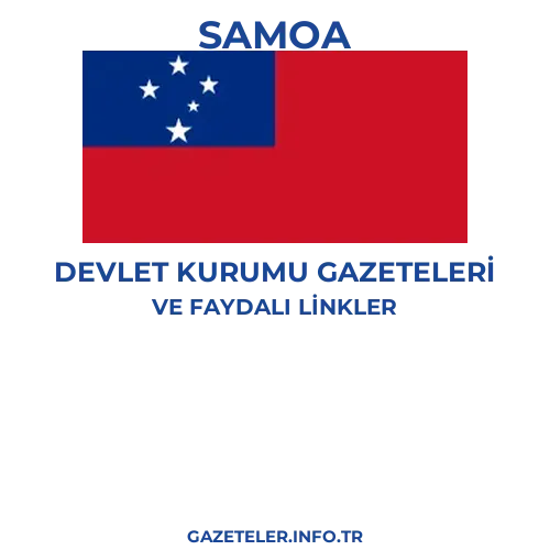 Samoa Devlet Kurumu Gazeteleri - Popüler gazetelerin kapakları