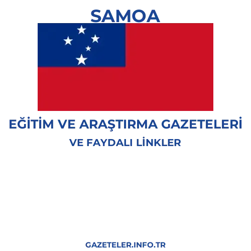 Samoa Eğitim Ve Araştırma Gazeteleri - Popüler gazetelerin kapakları