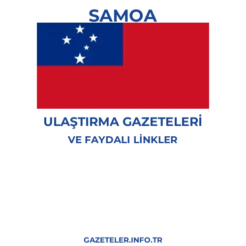 Samoa Ulaştırma Gazeteleri - Popüler gazetelerin kapakları