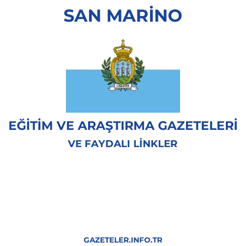 San Marino Eğitim Ve Araştırma Gazeteleri - Popüler gazetelerin kapakları