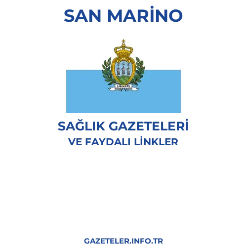 San Marino Sağlık Gazeteleri - Popüler gazetelerin kapakları