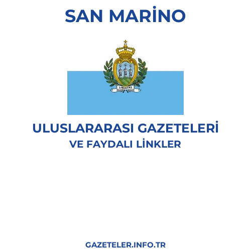 San Marino Uluslararası Gazeteleri - Popüler gazetelerin kapakları