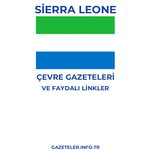 Sierra Leone Çevre Gazeteleri - Popüler gazetelerin kapakları