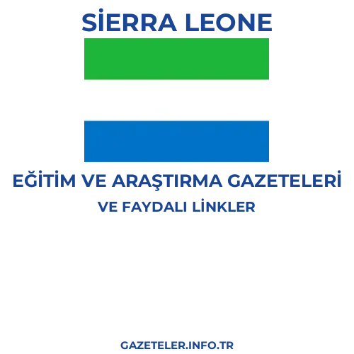 Sierra Leone Eğitim Ve Araştırma Gazeteleri - Popüler gazetelerin kapakları