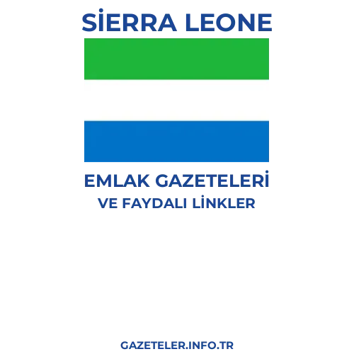 Sierra Leone Emlak Gazeteleri - Popüler gazetelerin kapakları