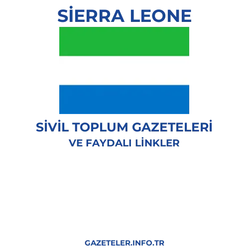 Sierra Leone Sivil Toplum Gazeteleri - Popüler gazetelerin kapakları