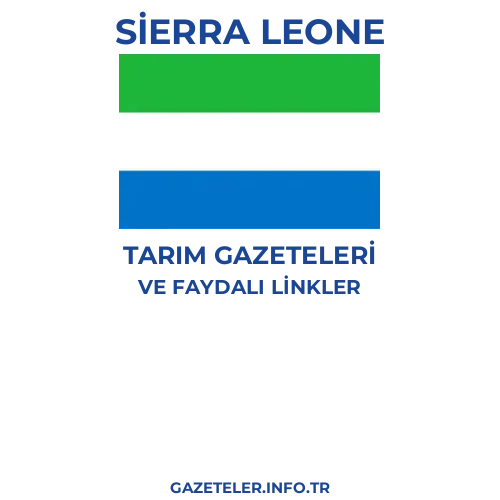 Sierra Leone Tarım Gazeteleri - Popüler gazetelerin kapakları