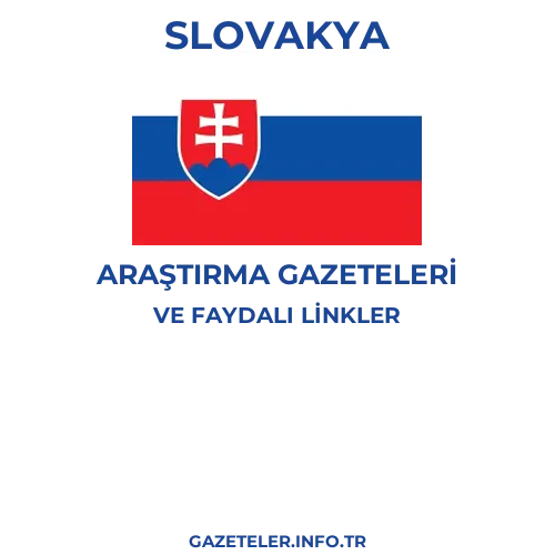 Slovakya Araştırma Gazeteleri - Popüler gazetelerin kapakları